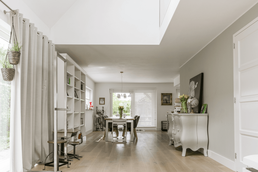 Woonkamer tuingericht